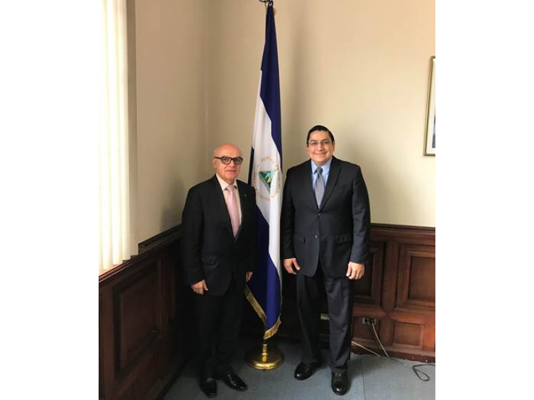Sobre la reunión de Yury Bedzhanyan con el Embajador de Nicaragua en Costa Rica