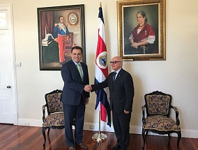 Sobre la reunión del Embajador con el Presidente de la Asamblea Legislativa de Costa Rica